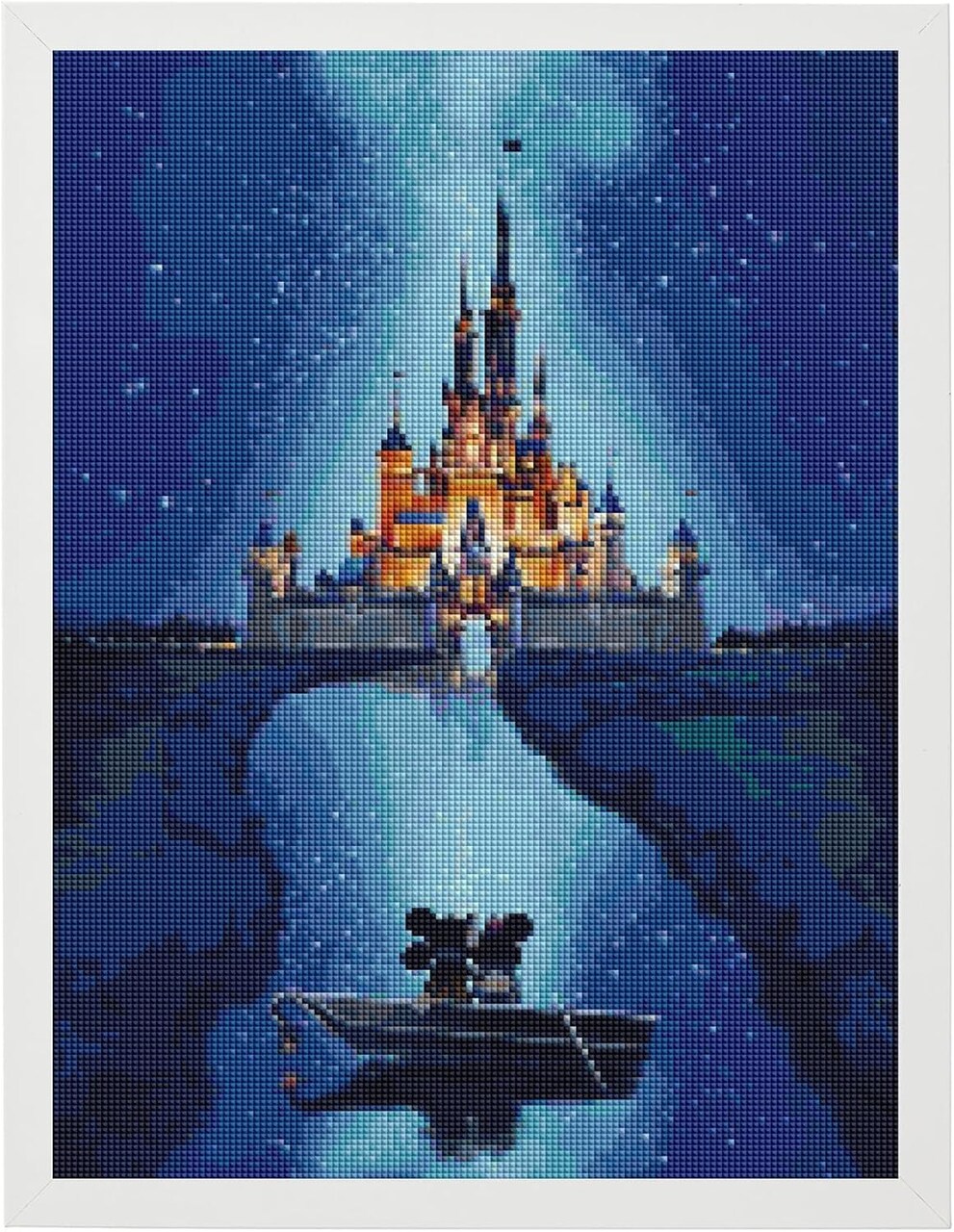 Castle Diamond Painting Kit for Adults – 5D DIY Gem Art Craft for Home Wall Decor, Full Drill Crystal Diamond Painting, 12×16 inch